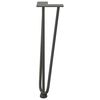 vidaXL Hairpin Table Leg Anthracite Solid powder-coated steel Standard