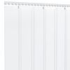 vidaXL Door Curtain Transparent 11.81"x0.1" 32.8' PVC