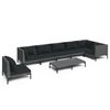 vidaXL Garden Lounge Set Dark Grey
