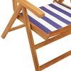 vidaXL Garden Chair Set of 2 Blue and White