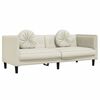 vidaXL Sofa Set Cream Velvet Large Modern Sofa Set Rectangular