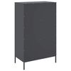 vidaXL Highboard Anthracite Steel 26.8 x 15.4 x 44.5 in Highboard