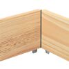 vidaXL Garden Planter Foldable Planter Rectangular Rustic Stackable