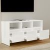 vidaXL TV Stand High Gloss White 40.2"x14.8"x20.7" Engineered Wood