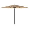 vidaXL Garden Parasol Brown