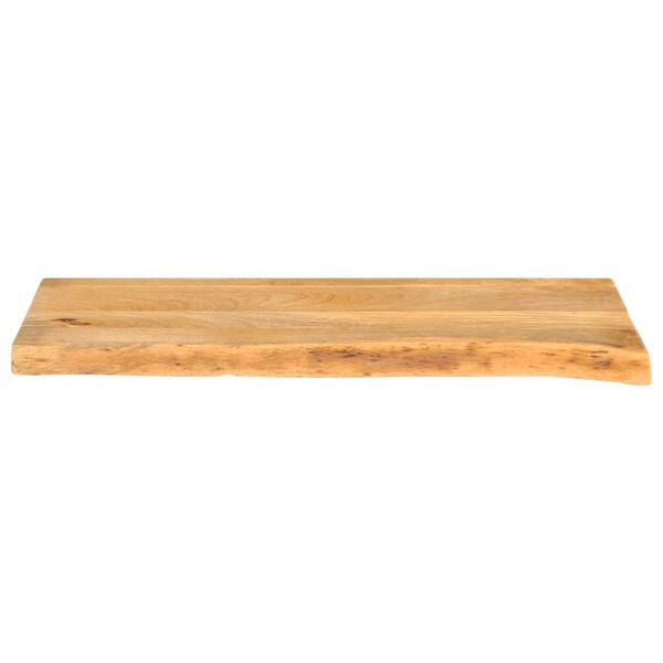 vidaXL Table Top Natural Solid mango wood 27.6 x 11.8 x 1.0 in