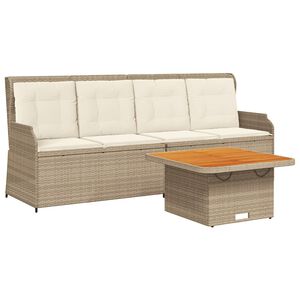 vidaXL Patio Lounge Set Beige