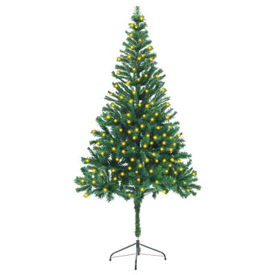 vidaXL Artificial Pre-lit Christmas Tree with Stand 70.9" 564 Branches