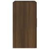 vidaXL Wall Cabinet Brown Oak Engineered Wood 23.6x11.8x23.6 in