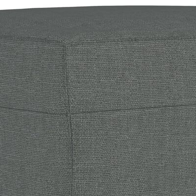 vidaXL Footstool Dark Gray 23.6"x19.7"x16.1" Fabric