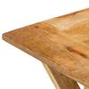 vidaXL Coffee Table Natural Mango Wood Solid Mango Wood Medium