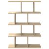 vidaXL Wall Cube Shelf Sonoma oak Engineered wood Medium Wall Cube Shelf