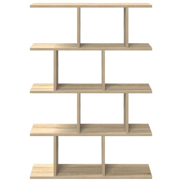 vidaXL Wall Cube Shelf Sonoma oak Engineered wood Medium Wall Cube Shelf