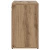 vidaXL Shoe Cabinet with Shelf Artisan Oak 30.51 x 11.81 x 20.08 in