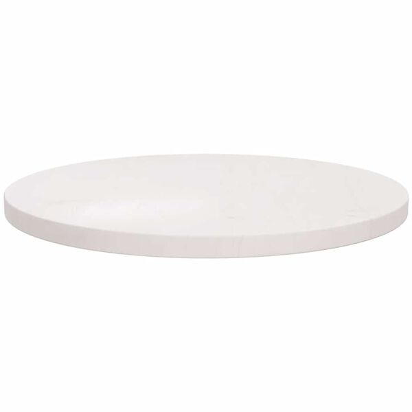 vidaXL Table Top White Solid pinewood Ø19.7 in Durable