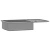 vidaXL Granite Kitchen Sink Single Basin Grey