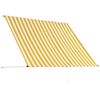 vidaXL Awning Yellow and White