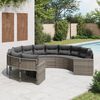 vidaXL Patio Sofa Gray