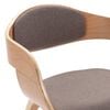 vidaXL Dining Chair Set of 4 Taupe