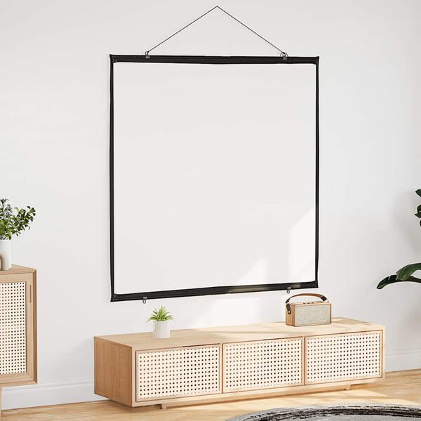 vidaXL Projection Screen Wall-Hanging 67 Inch 1:1