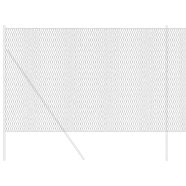 vidaXL Hexagon Fence Gray 5.2'x 82'Steel