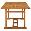 vidaXL Dining Table Durable Dining Table Rectangular Rustic Hardwood
