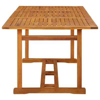 vidaXL Patio Dining Table 70.9"x35.4"x29.5" Solid Acacia Wood