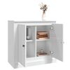 vidaXL Sideboard High gloss white Engineered wood Medium Sideboard