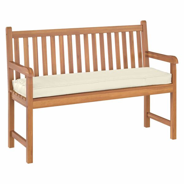 vidaXL Cushion Cream 55.12 x 15.75 x 3.15 in Oxford Fabric