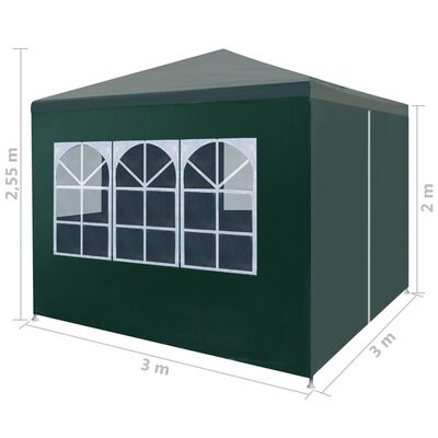 vidaXL Party Tent 9.8'x9.8' Green