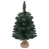 vidaXL Fake Christmas Tree Green PVC Small Faux Tree Cone-shaped