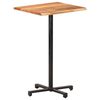 vidaXL Bar Table Natural wood Solid Acacia wood Compact Industrial