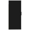 vidaXL Wall Mounted TV Cabinet Black Engineered wood Medium