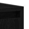 vidaXL Bathroom Cabinet Black Oak Engineered Wood Medium