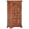 vidaXL Sideboard Brown Solid acacia wood 19.7 x 11.8 x 39.4 in Sideboard