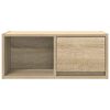 vidaXL TV Cabinet Set of 2 Sonoma Oak Engineered Wood