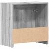 vidaXL Bathroom Cabinet Gray Sonoma Engineered wood Medium