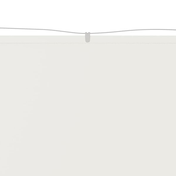 vidaXL Vertical Awning White Oxford fabric (100% polyester)
