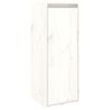 vidaXL TV Cabinet Set of 2 White Solid Pine Wood Varied Sizes