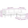 vidaXL Garden Sofa Set Anthracite, Pine Pine Wood Large Modular