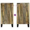 vidaXL Sideboard Brown 40 x 33 x 75 cm solid mango wood