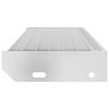 vidaXL Grate Step Silver Galvanized steel 27.6 in x 9.4 in Non-slip