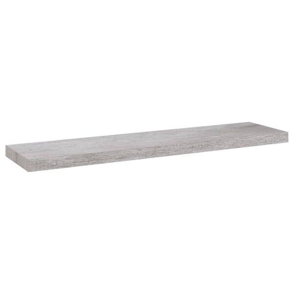 vidaXL Wall Shelf Gray Honeycomb MDF, metal 35.4 in long Wall Shelf