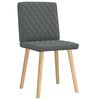 vidaXL Dining Chair Set of 2 Dark Grey