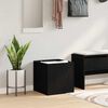 vidaXL Planter Box Black Oak 40 x 38.5 x 40 cm Engineered Wood