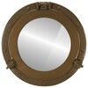 vidaXL&nbsp;Porthole Mirror&nbsp;Wall Hanging&nbsp;&Oslash;15"&nbsp;Aluminum and Glass