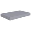 vidaXL Floating Wall Shelves 2 pcs Gray 15.7"x9.1"x1.5" MDF