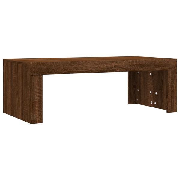 vidaXL Coffee Table Brown Oak Engineered Wood Medium Modern