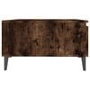 vidaXL Coffee Table Smoked Oak Engineered Wood, Metal Coffee Table