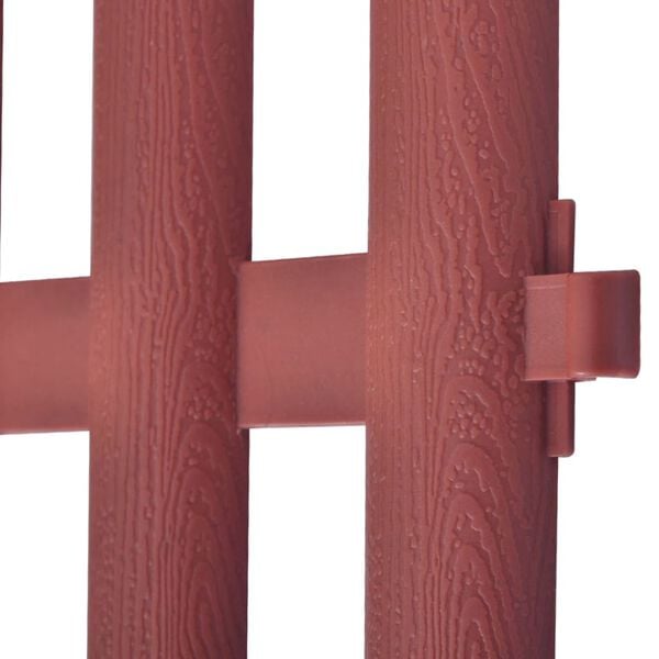 vidaXL 17 pcs Lawn Dividers 32.8 ft Brown